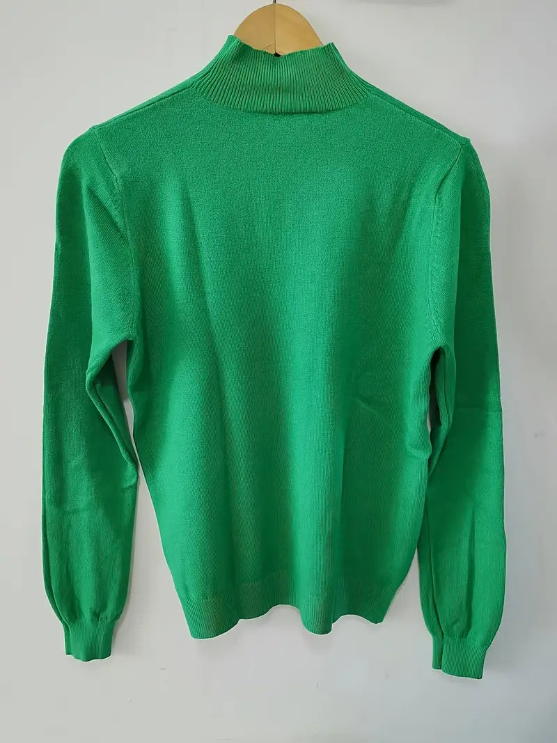 Women's Autumn Winter Round Neck Long Sleeve Sweater