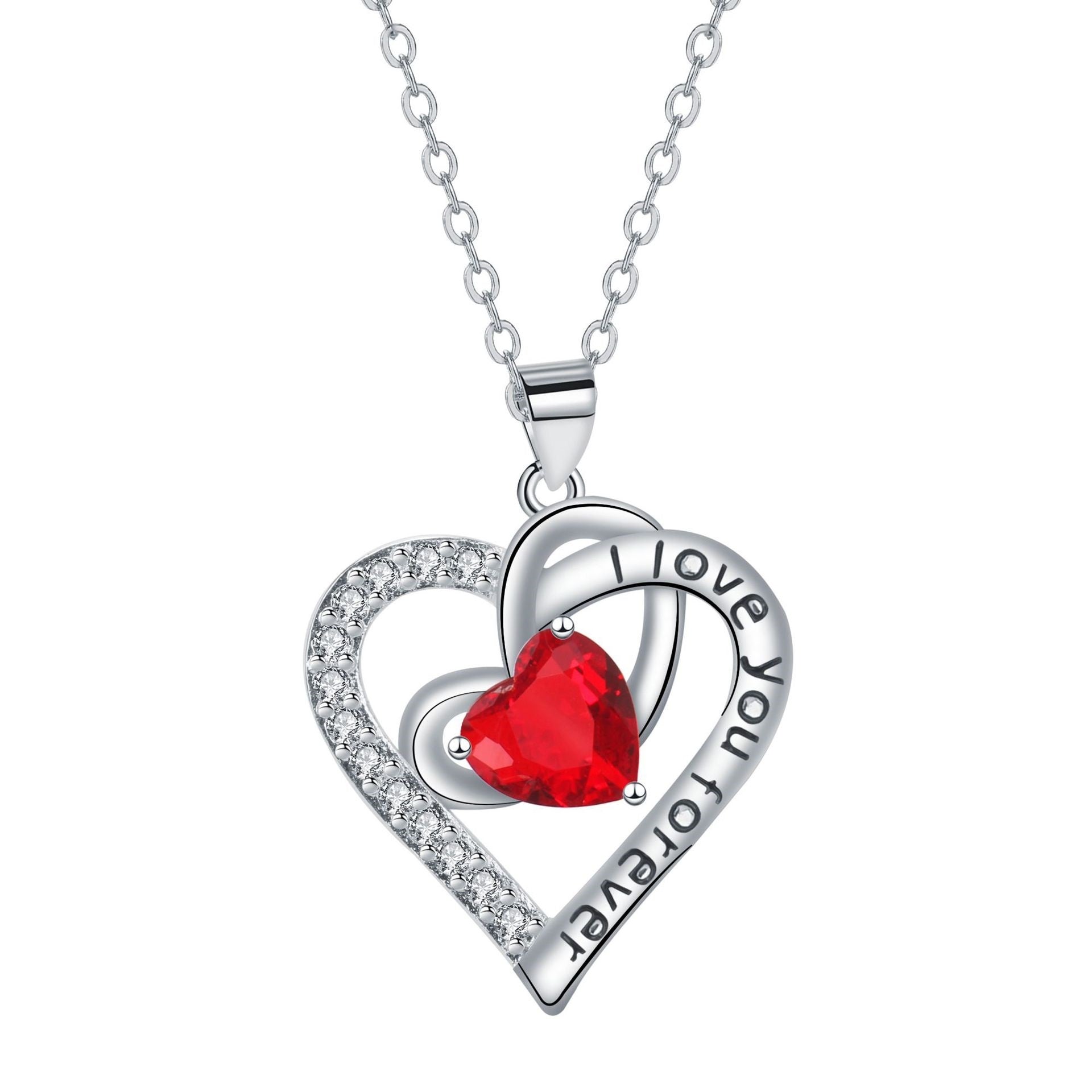 European And American Fashion Love Pendant Necklace Valentine's Day Light Luxury Minority