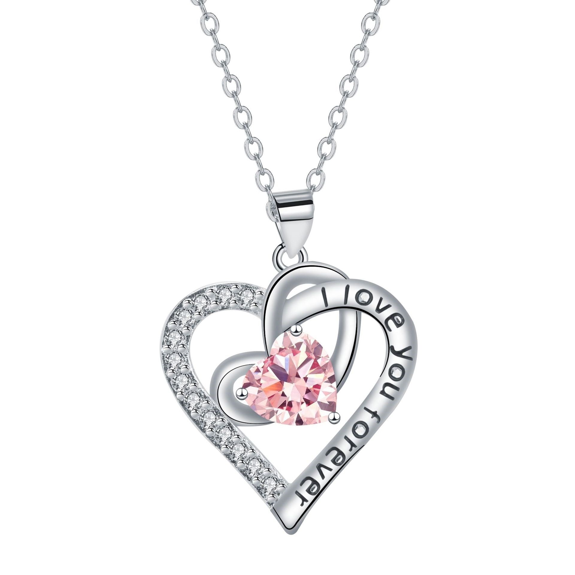 European And American Fashion Love Pendant Necklace Valentine's Day Light Luxury Minority