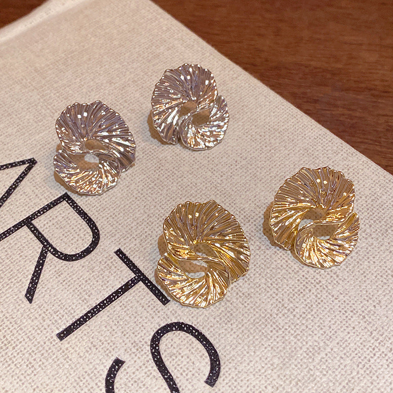Geometric Irregular Metal Earrings For Women