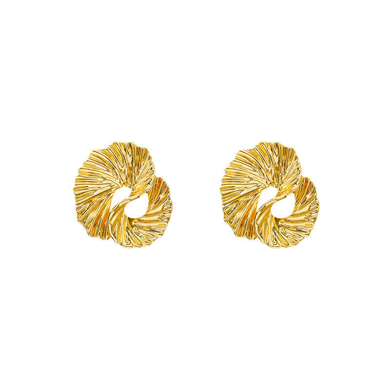 Geometric Irregular Metal Earrings For Women