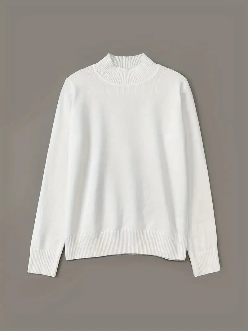 Women's Autumn Winter Round Neck Long Sleeve Sweater
