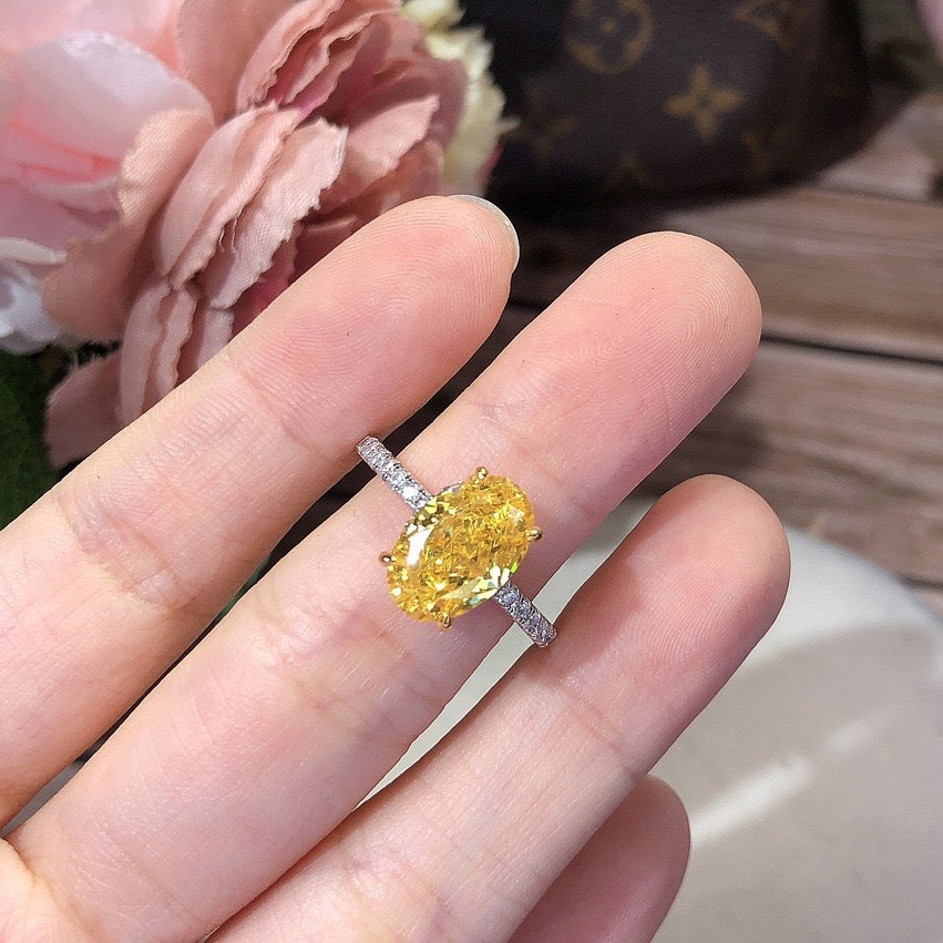 New Oval Fashion Personalized Ring Women