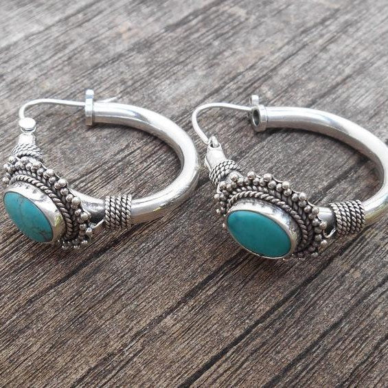 Boho Turquoise Women's Earrings