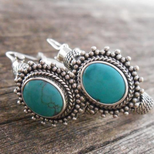 Boho Turquoise Women's Earrings