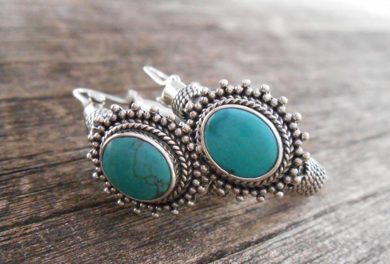Boho Turquoise Women's Earrings