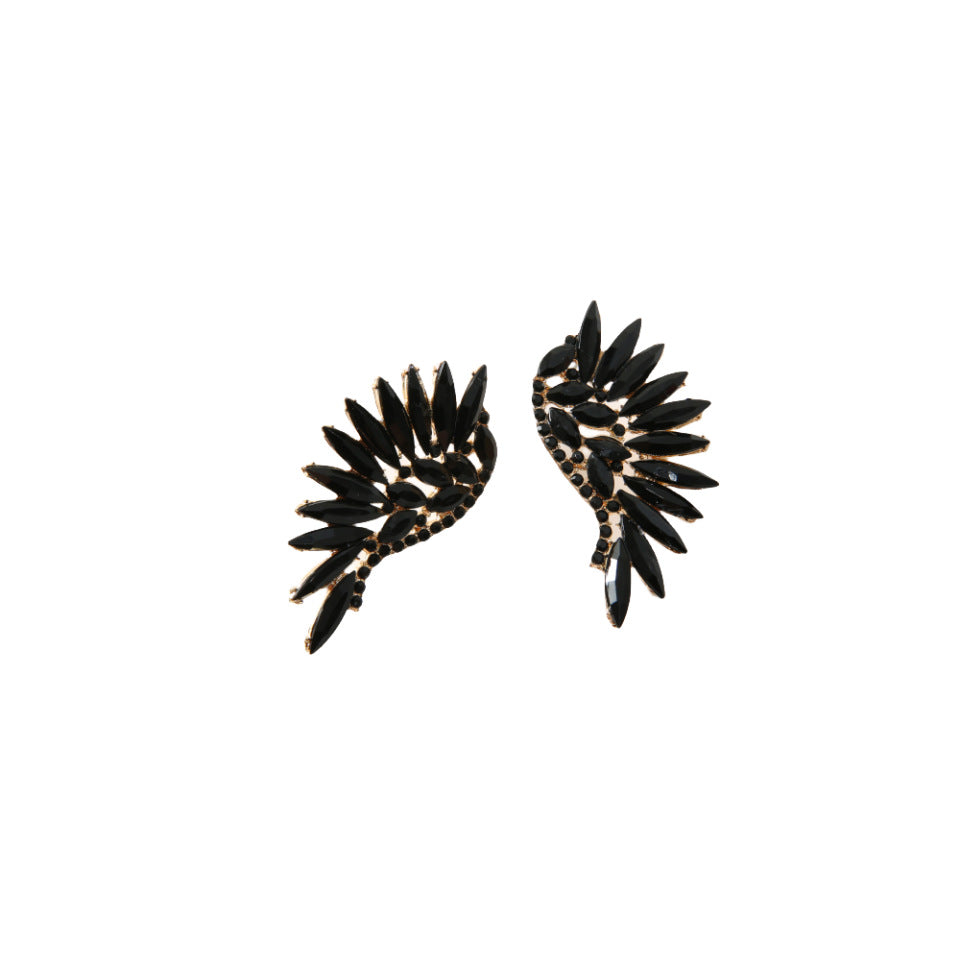 Exaggerated Earrings Crystal Zircon Micro-inlaid Retro