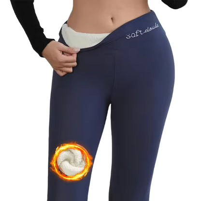 Thermal Thick FLeece Lined Leggings for Cold Winter