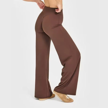 Women’s Casual Pants – High-Waisted, Loose-Fitting, Stretchy Straight-Leg Pants