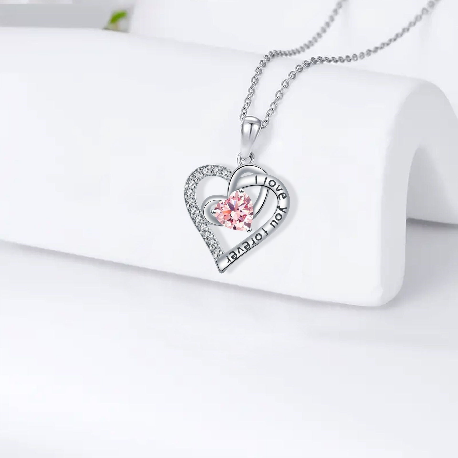European And American Fashion Love Pendant Necklace Valentine's Day Light Luxury Minority
