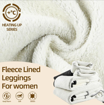 Thermal Thick FLeece Lined Leggings for Cold Winter