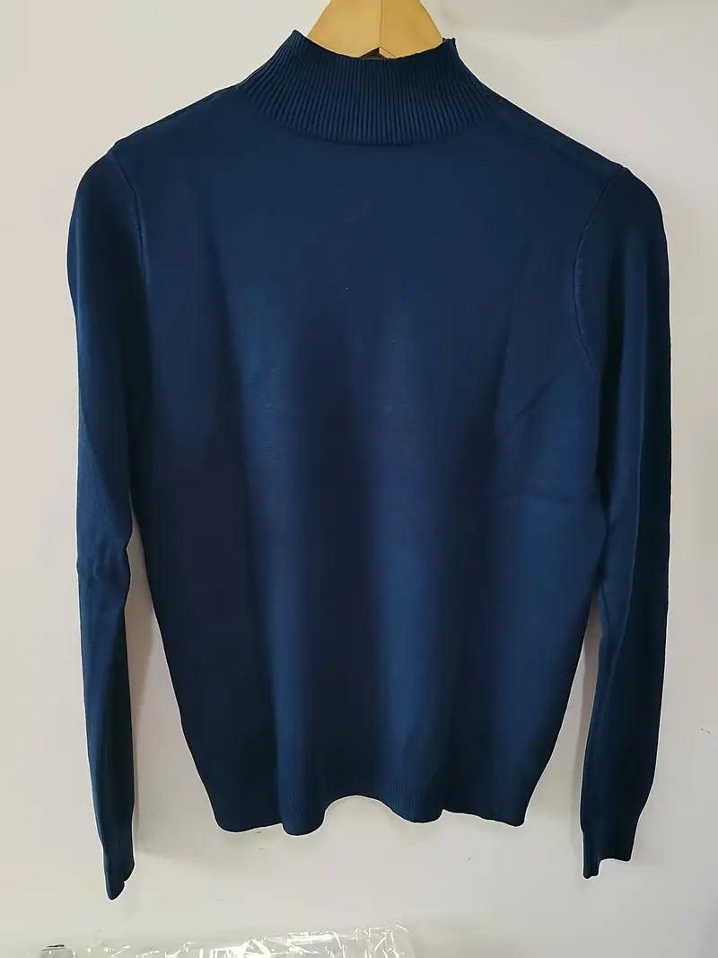 Women's Autumn Winter Round Neck Long Sleeve Sweater