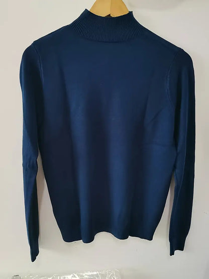 Women's Autumn Winter Round Neck Long Sleeve Sweater